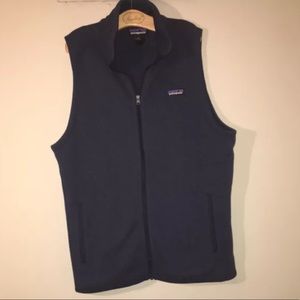 Patagonia Deep Blue Better Sweater Vest Size L